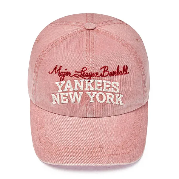 Mũ MLB Vintage Color Washed Unstructured Ball Cap NY Yankees 3ACPV185N-50COS Màu San Hô