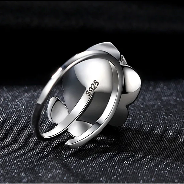 Nhẫn Nữ Jessica Pearl Rose Pearl JR3 Màu Bạc