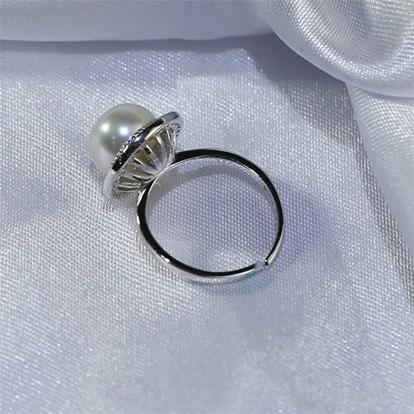 Nhẫn Nữ Jessica Pearl Sparkling Ocean JR16 Màu Bạc