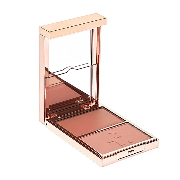 Phấn Má Hồng Patrick Ta Major Headlines Double Take Crème & Powder Blush Duo Not Too Much Màu Cam Nude