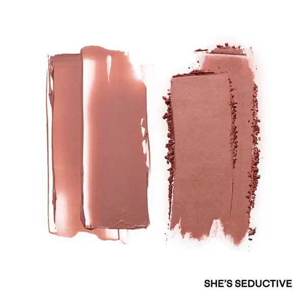 Phấn Má Hồng Patrick Ta Major Headlines Double Take Crème & Powder Blush Duo She's Seductive Màu Hồng Đất
