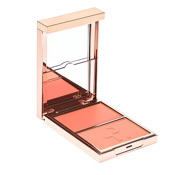 Phấn Má Hồng Patrick Ta Major Headlines Double Take Crème & Powder Blush Duo She's The Moment Màu Cam Đào