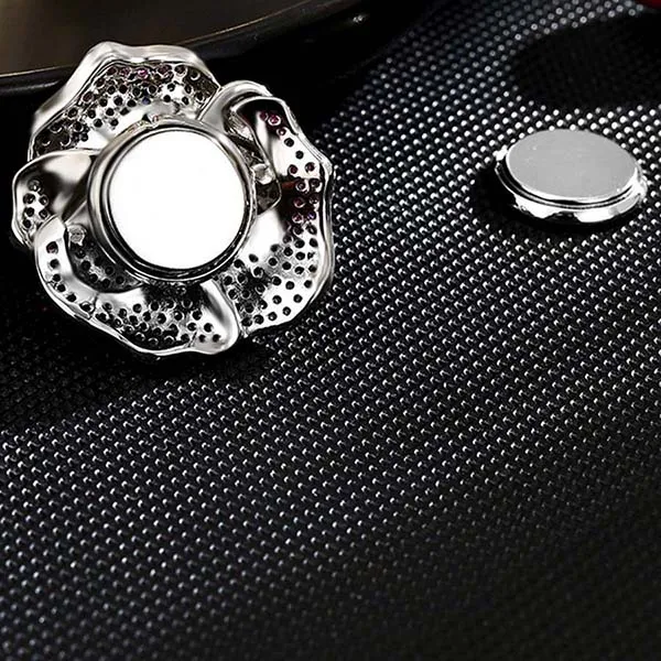 Pin Cài Áo Nữ Meri Gracebud BR892 Màu Xanh Bạc