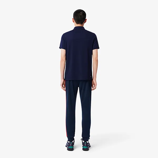 Quần Nỉ Nam Lacoste Men's Printed Sweatpants XH8985 - C5L Màu Xanh Navy Size 4