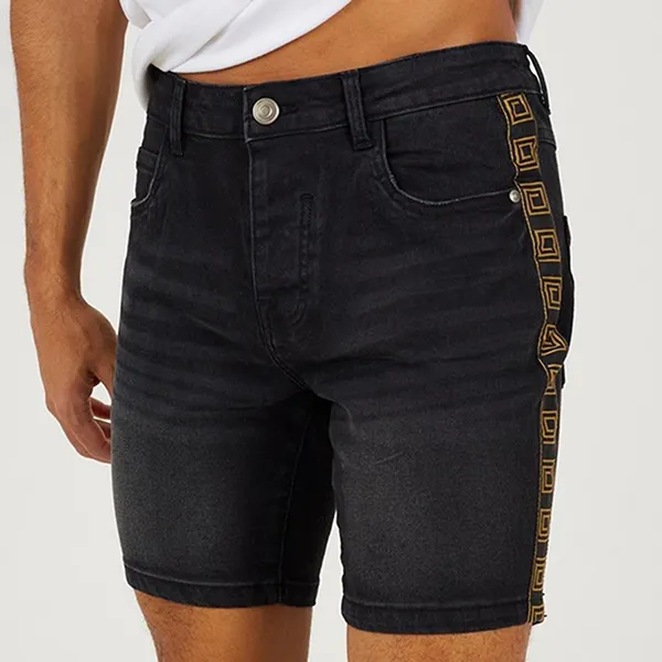 Quần Short Nam Brave Soul With Side Seam Detail CG563767 Màu Đen Họa Tiết Size S