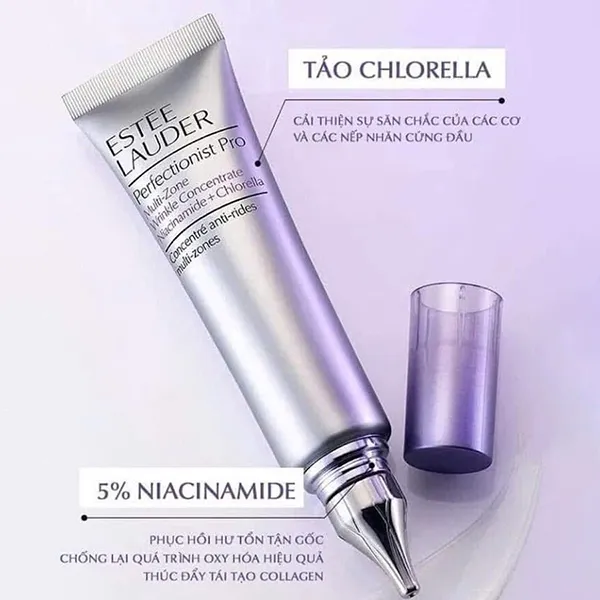 Serum Estée Lauder Perfectionist Pro Multi-Zone Wrinkle Concentrate Niacinamide + Chlorella 25ml (batch code: A54)