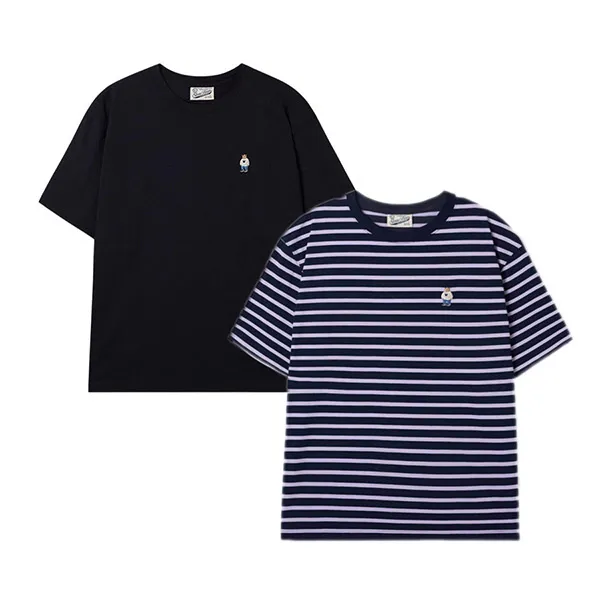 Set 2 Áo Phông WHOAU WHRSF4951U Màu Đen - Tím