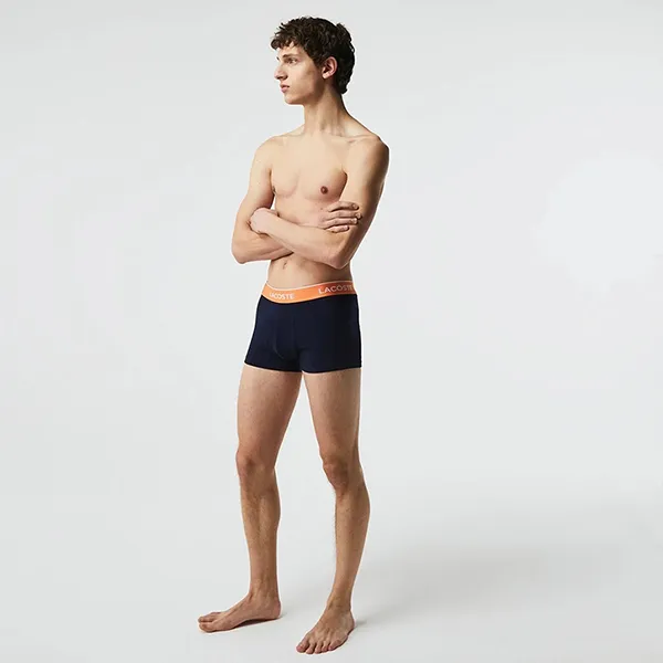 Set 3 Quần Lót Nam Lacoste Boxer 5H3401-51-LXM Màu Xanh Size S