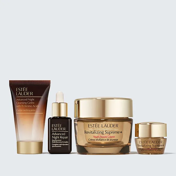 Set Dưỡng Da Estée Lauder The Lift + Firm Routine Supreme Moisture Set 4 Món