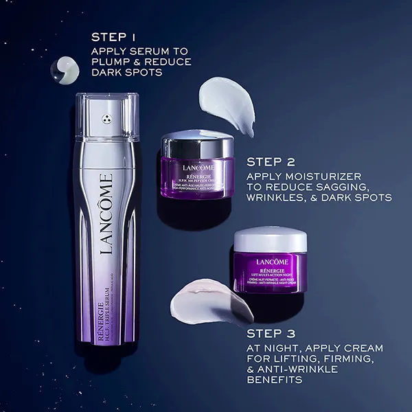Set Dưỡng Da Lancôme Rénergie H.C.F. Triple Serum Holiday 3 Món