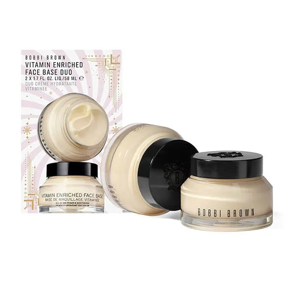 Set Kem Lót Dưỡng Ẩm Bobbi Brown Vitamin Enriched Face Base Duo Gift Set (2 x 50ml)