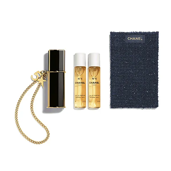 Set Nước Hoa Nữ Chanel N°5 Eau De Parfum Refillable Purse Spray (7ml x 3)