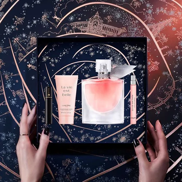 Set Nước Hoa Nữ Lancôme La Vie Est Belle 4 Món (EDP 100ml + EDP Mini 4ml + Body Lotion 50ml + Mascara 2ml)