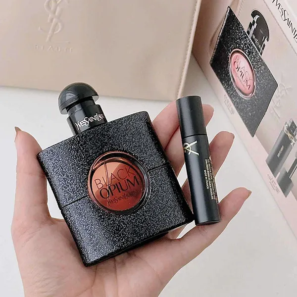 Set Nước Hoa Nữ Yves Saint Laurent YSL Black Opium EDP 50ml + Mascara Mini