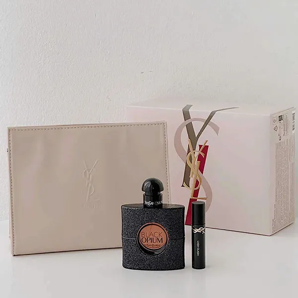 Set Nước Hoa Nữ Yves Saint Laurent YSL Black Opium EDP 50ml + Mascara Mini