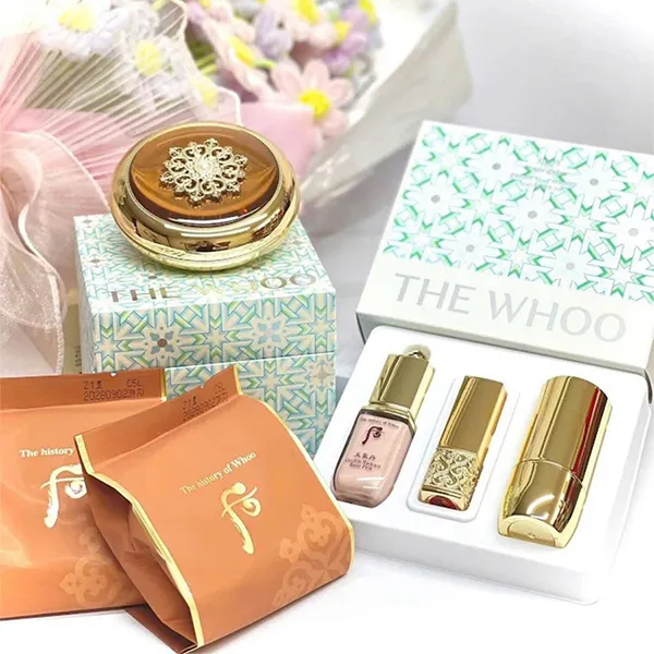 Set Phấn Nước Tái Sinh Da Whoo Cheongidan Radiant Special Set 6 Món