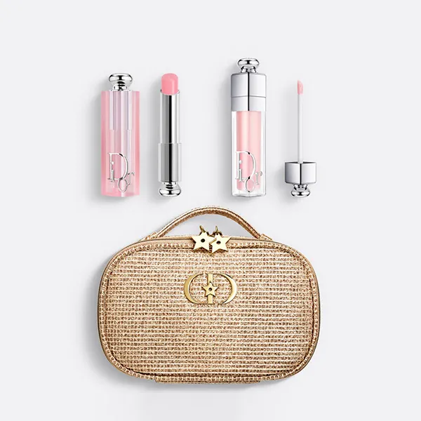 Set Son Dưỡng Dior The Pink Glow Ritual MakeUp 3 Món