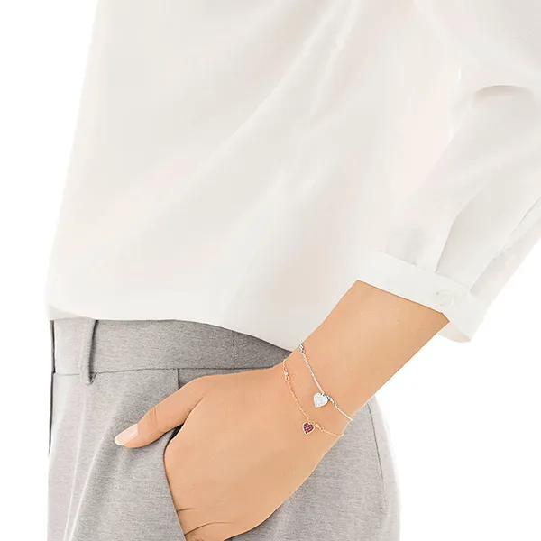 Set Vòng Đeo Tay Swarovski Crystal Wishes Bracelet 5529600 Hai Vòng Màu Bạc/Vàng Hồng