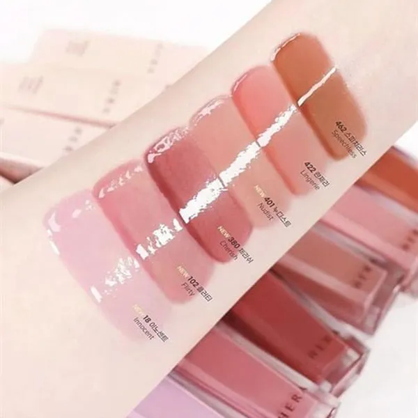 Son Bóng Hera Sensual Spicy Nude Gloss 380 Cherish Màu Đỏ Cherry