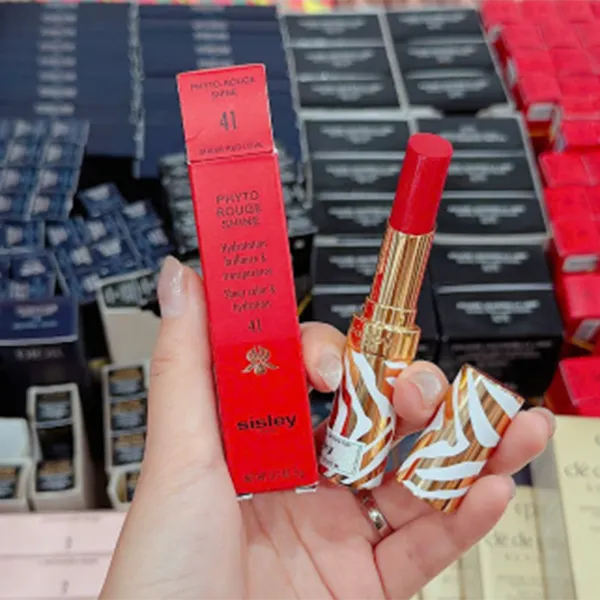 Son Bóng Sisley Paris Phyto-Lip Rouge Shine 41 Sheer Red Love Màu Đỏ