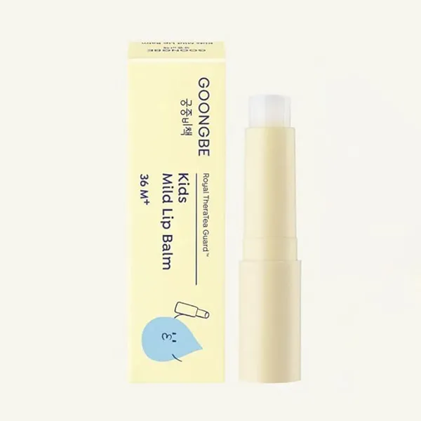 Son Dưỡng Mềm Môi Cho Bé Trai Goongbe Kids Color Lip Balm Mild Không Màu (Từ 36M+)