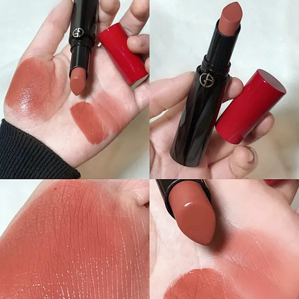 Son Giorgio Armani Lip Power Matte 110 Mania Màu Hồng Cam Đất