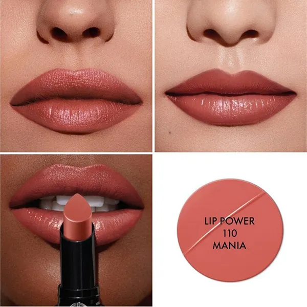 Son Giorgio Armani Lip Power Matte 110 Mania Màu Hồng Cam Đất
