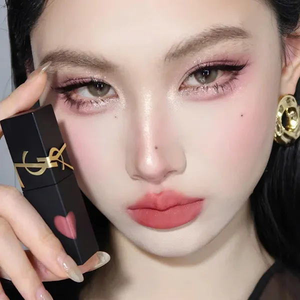 Son Kem Yves Saint Laurent YSL The Inks Blur Màu 216 Pink Domination Hồng Đất