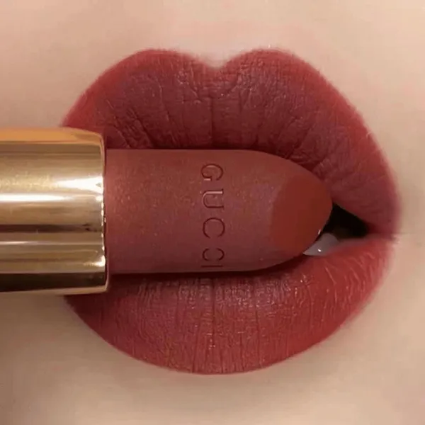 Son Lì Gucci Rouge À Lèvres Mat Lipstick 519 Pauline Red Màu Đỏ Đất
