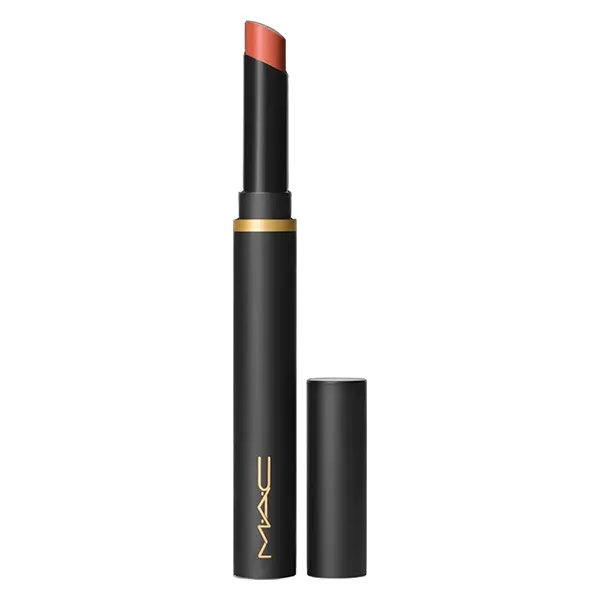 Son Lì Mac Powder Kiss Velvet Blur Slim Stick 886 Marrakesh Mere Màu Đỏ Nâu