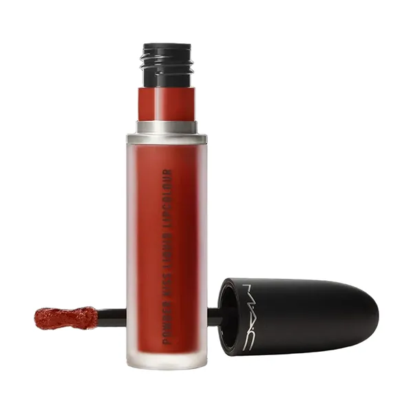 Son MAC Powder Kiss Liquid Lipcolour 982 Marrakesh Mere Màu Đỏ Đất