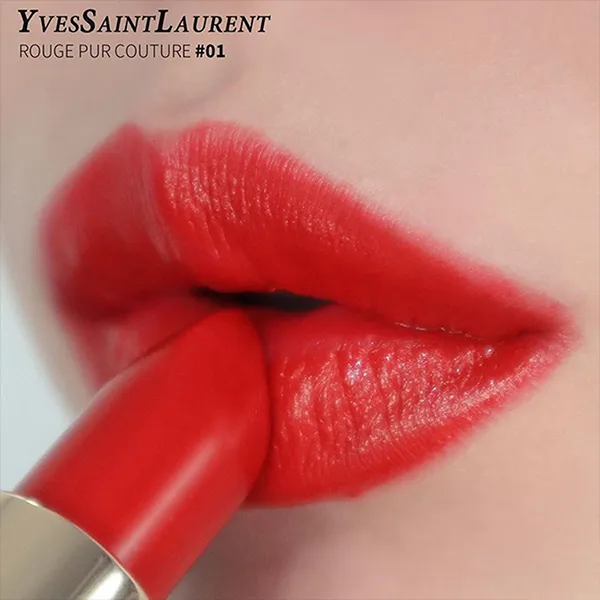 Son Yves Saint Laurent YSL Rouge Pur Couture 01 Màu Đỏ Tươi