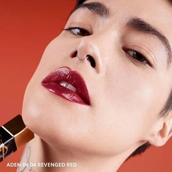 Son Yves Saint Laurent YSL The Bold High Pigment Lipstick Màu 04 Revenged Red Đỏ Hồng