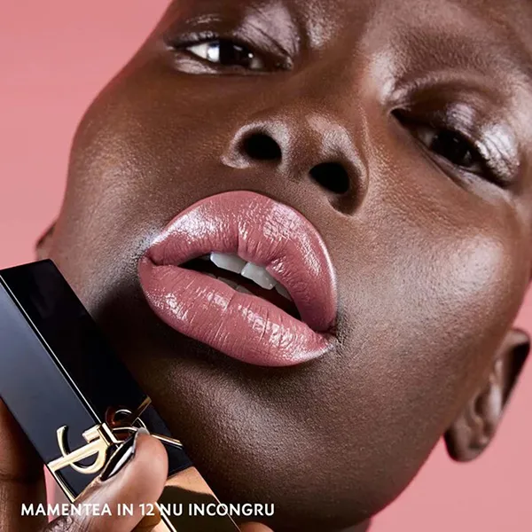 Son Yves Saint Laurent YSL The Bold High Pigment Lipstick Màu 12 Nu Incongru Hồng Nude