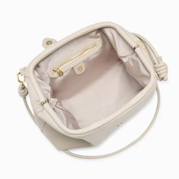 Túi Đeo Chéo Nữ Lyn Pillow Crossbody Bag - Light Beige L25FBWC008 Màu Kem