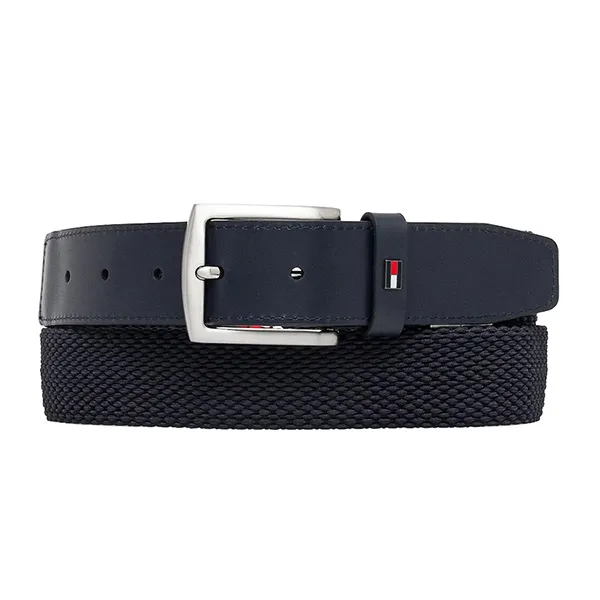 Thắt Lưng Nam Tommy Hilfiger Belt AM0AM13376_DW6 Hai Mặt Màu Xanh Than Size 95