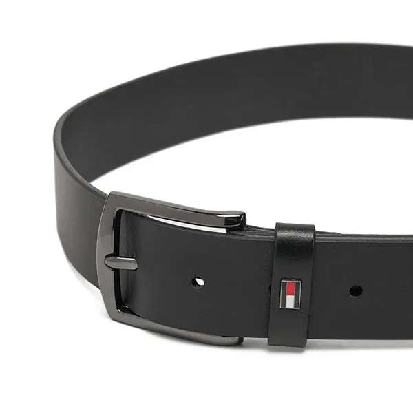 Thắt Lưng Nam Tommy Hilfiger Belt AM0AM13536_BDS Màu Đen Size 85