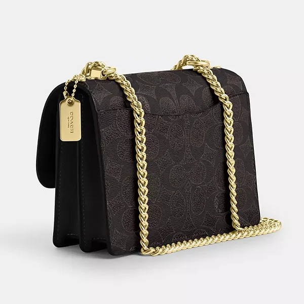 Túi Đeo Chéo Nữ Coach Mini Klare Crossbody Bag In Signature Canvas CW206 Màu Đen