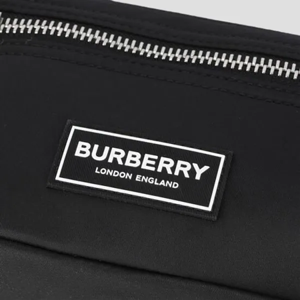Túi Đeo Chéo Nam Burberry Black Nylon Zipper Crossbody Bag 80905701 Màu Đen