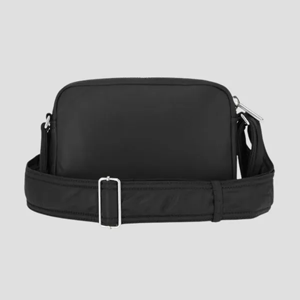 Túi Đeo Chéo Nam Burberry Black Nylon Zipper Crossbody Bag 80905701 Màu Đen