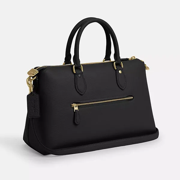 Túi Đeo Chéo Nữ Coach Georgia Satchel Bag CR156 Màu Đen