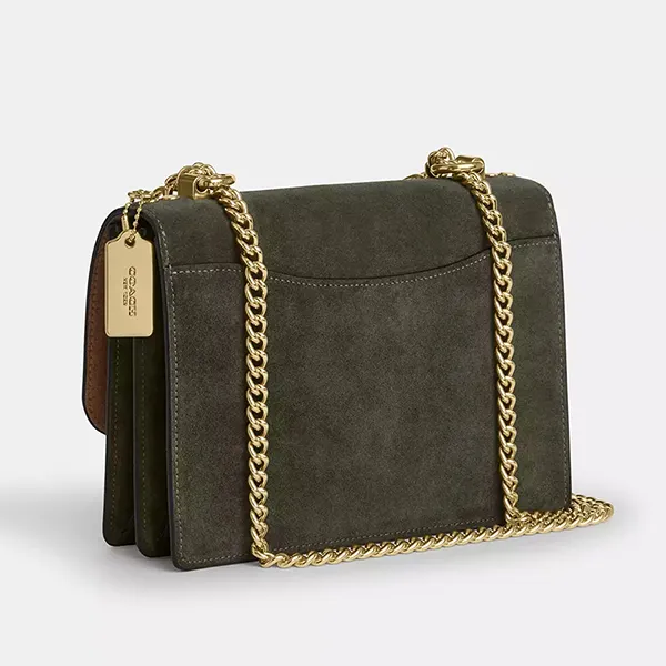 Túi Đeo Chéo Nữ Coach Klare Crossbody Bag In Signature Canvas CCC70 Im/Army Green/Tan Màu Xanh