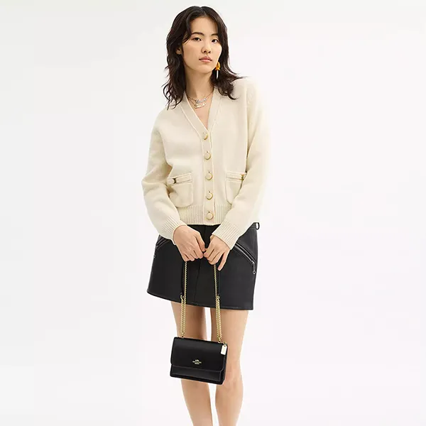 Túi Đeo Chéo Nữ Coach Mini Klare Crossbody Bag CBI23 Màu Đen