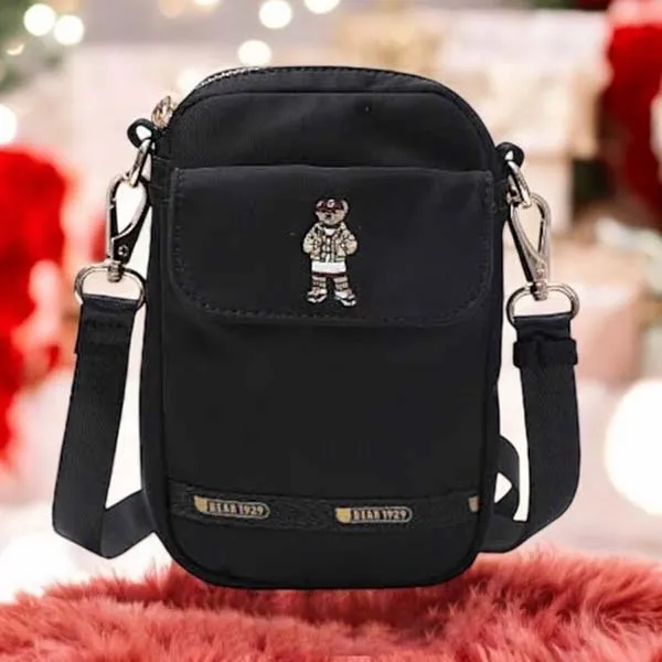 Túi Đeo Chéo Nữ Guoo Bear GO-2004-20010 Màu Đen