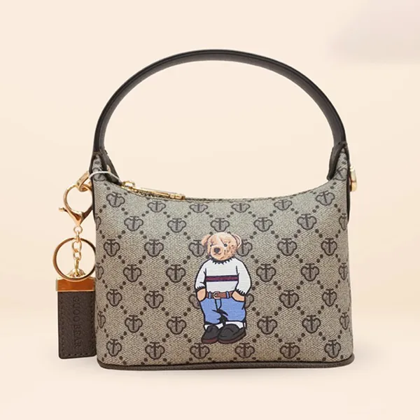 Túi Đeo Chéo Nữ Guoo Bear GU1077-14090 Màu Xám