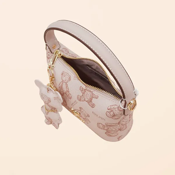 Túi Đeo Chéo Nữ Guoo Bear GU1078-1900 Màu Hồng