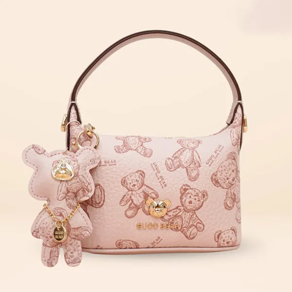 Túi Đeo Chéo Nữ Guoo Bear GU1078-1900 Màu Hồng