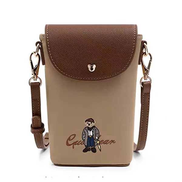 Túi Đeo Chéo Nữ Guoo Bear GU1096-10030 Màu Sữa