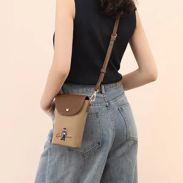 Túi Đeo Chéo Nữ Guoo Bear GU1096-10030 Màu Sữa