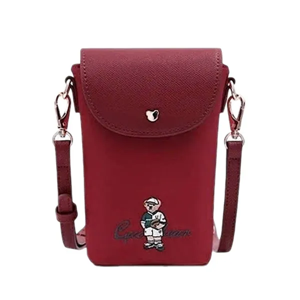 Túi Đeo Chéo Nữ Guoo Bear GU1096-40140 Màu Đỏ